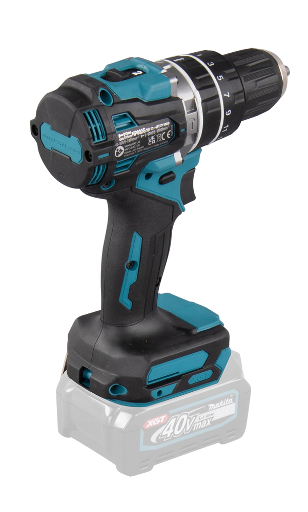 Ударная дрель-шуруповерт аккумуляторная Makita HP002GZ XGT 40В, 65 Нм, 2200 об/мин, без акб и ЗУ