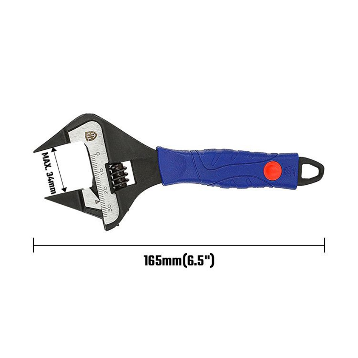 Ключ разводной сантехнический 150 мм с узкими губками WORKPRO