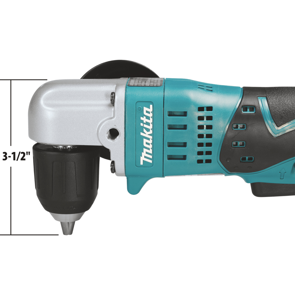 Угловая дрель безударная аккумуляторная Makita DDA351Z LXT 18В, 13,5 Нм, 0 – 1800 об/мин, без акб и ЗУ