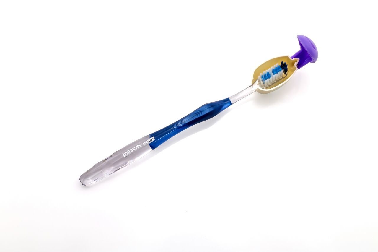 Держатель для зубной щетки "Улыбка капли" комплект 4 штуки