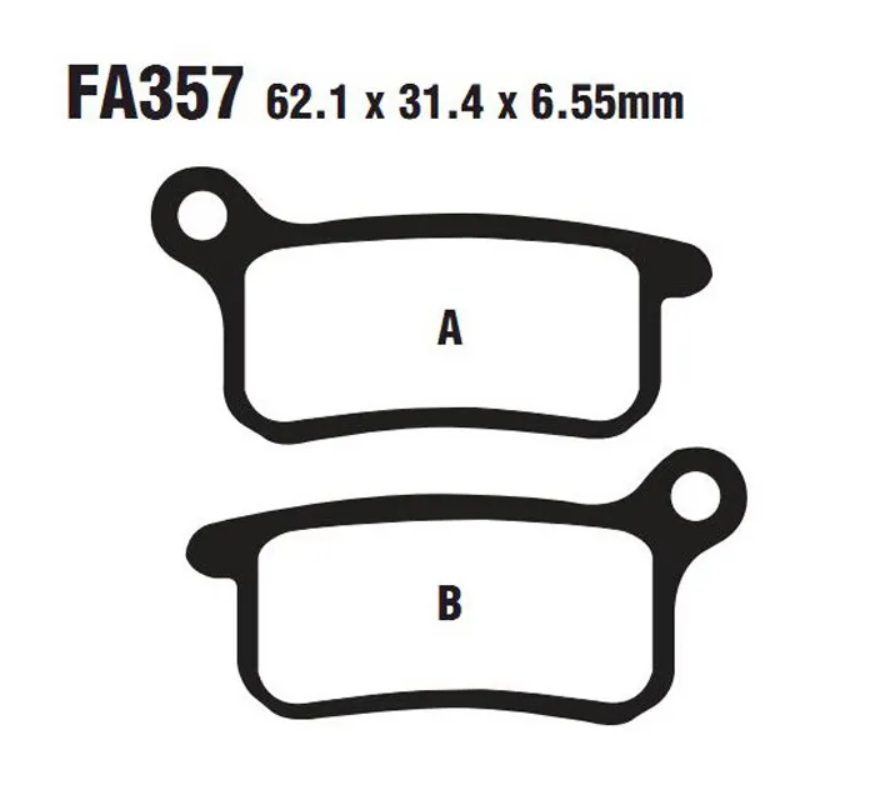 Тормозные колодки для Эндуро и кросса FA357