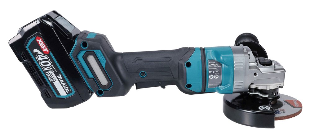 Угловая шлифмашина аккумуляторная Makita GA050GZ XGT BL 40В, 125 мм, 11000 об/мин, без акб и ЗУ