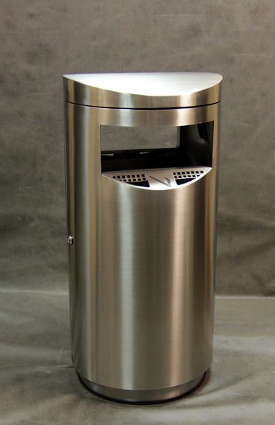 Урна-пепельница "Терминал" 60 л. шлифованная