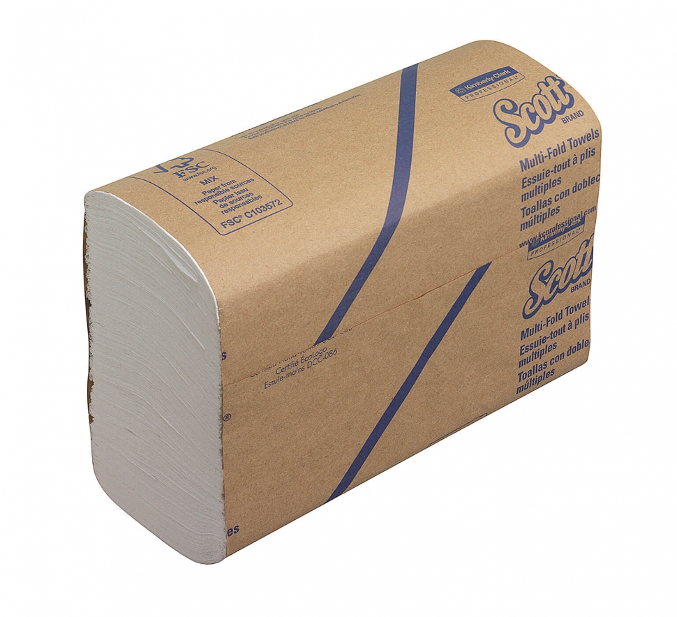 Бумажные полотенца в пачках Kimberly-Clark SCOTT Multi-Fold 3749