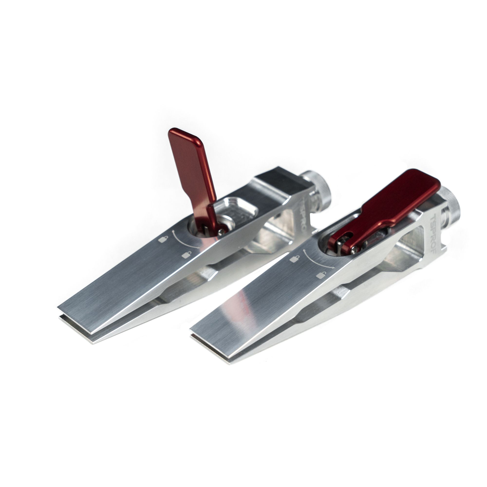 Зажимы TSPROF Quick, филейные, красные