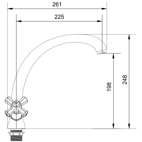 СМЕСИТЕЛЬ ДЛЯ КУХНИ LEDEME L5990