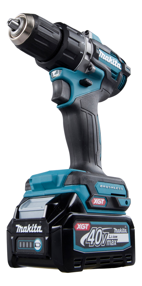 Дрель-шуруповерт аккумуляторная Makita DF002GD201 XGT 40В, 2х2.5 Ач Li-ion, 65 Нм, 2200 об/мин