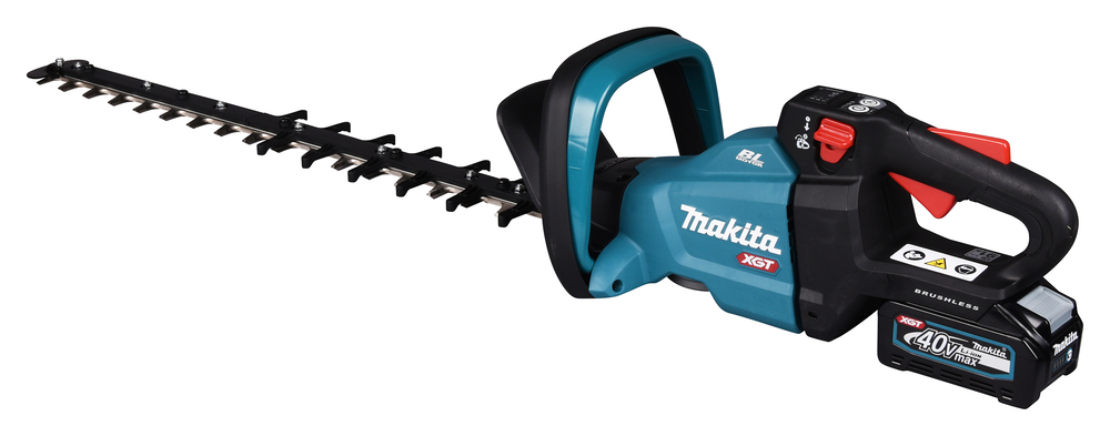 Кусторез аккумуляторный Makita UH006GRF 40В, 1х4.0 Ач, 600 мм, 25 мм (DC40RA)