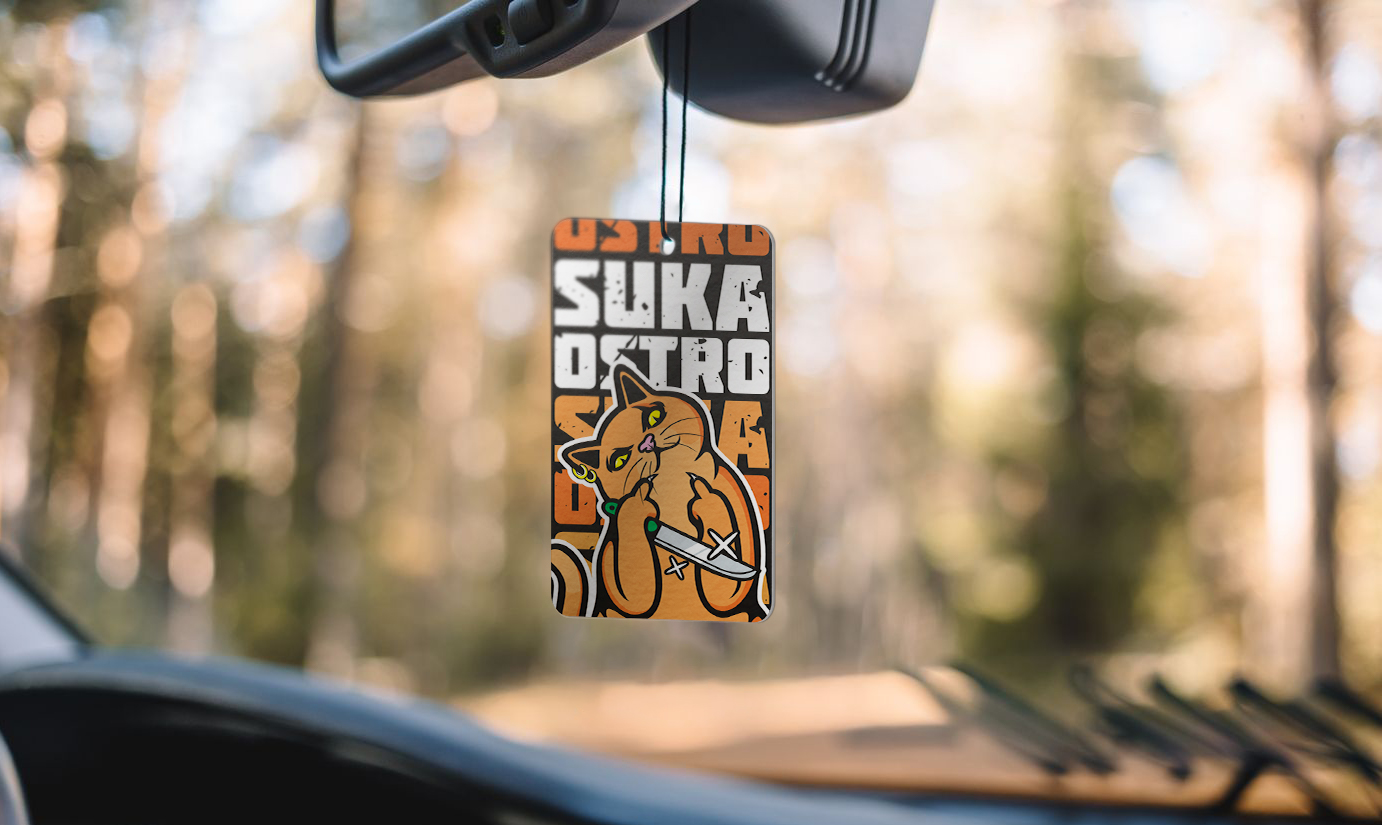 Ароматизатор автомобильный TSPROF "Дерево жизни" (Кот), парфюмированный