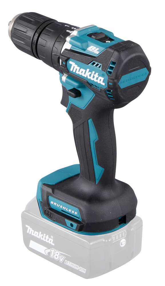Ударная дрель-шуруповерт аккумуляторная Makita DHP487Z LXT 18В, 40 Нм, 1700 об/мин, без акб и ЗУ