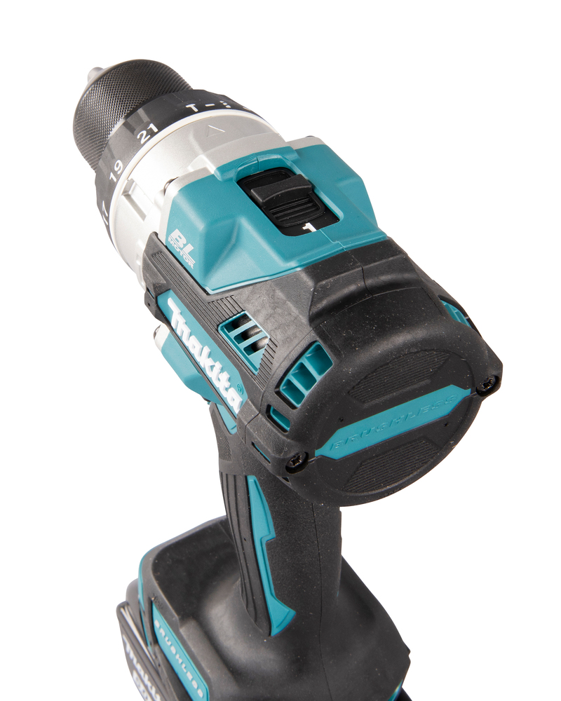 Ударная дрель-шуруповерт аккумуляторная Makita DHP486RTJ LXT 18В, 2х5.0 Ач, 130 Нм, 2100 об/мин