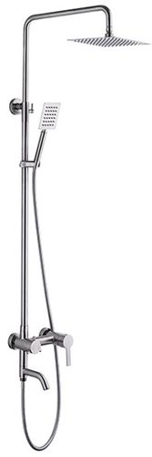 ДУШЕВАЯ СТОЙКА СО СМЕСИТЕЛЕМ LEDEME L72401 С ТРОПИЧЕСКИМ ДУШЕМ