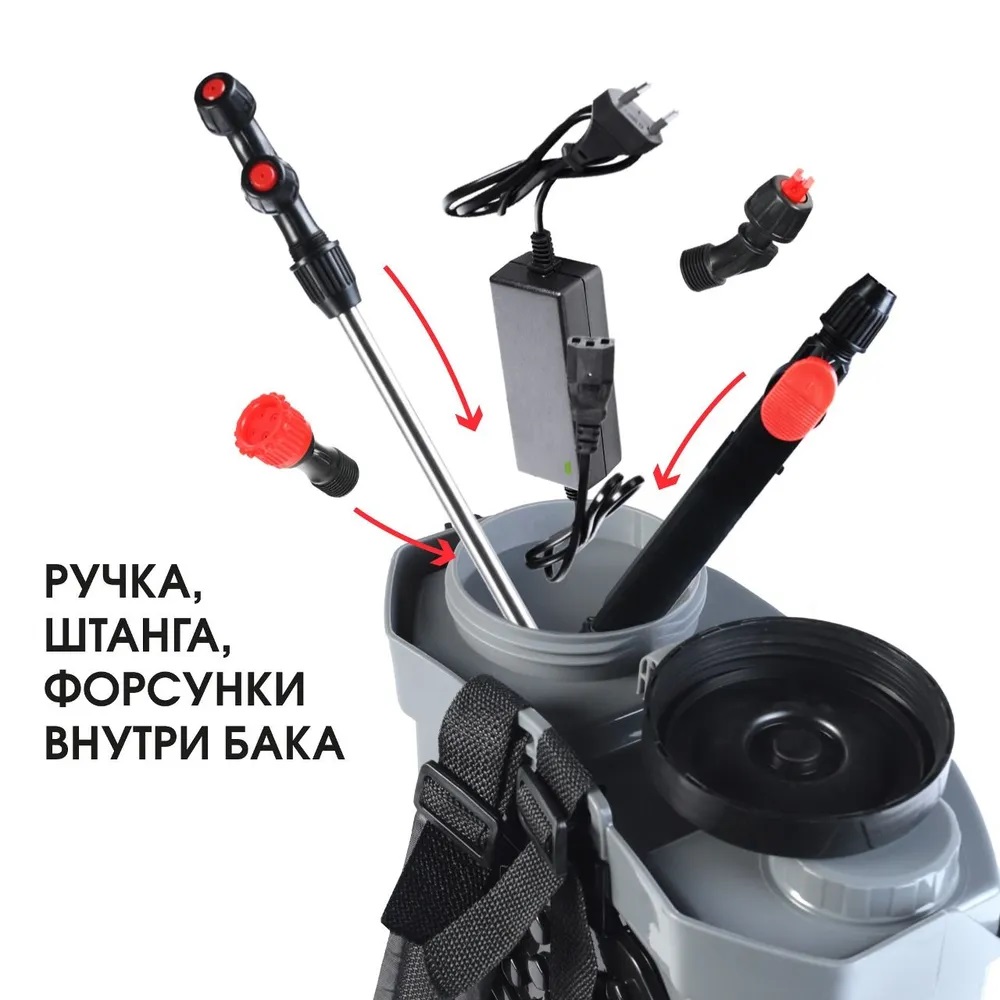 Распылитель аккумуляторный ранцевый ПОБЕДА РА-10