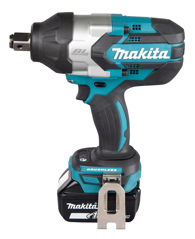 Гайковерт ударный аккумуляторный Makita DTW1001RTJ 18В, 2х5.0 Ач, 3/4\", 1 050 Нм, 0 – 1 800 об/мин