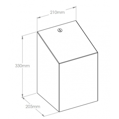 Диспенсер для бумажных полотенец в рулонах металлический "MERIDA STELLA" MAXI CSP101