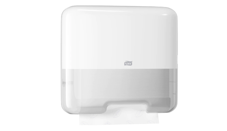 553100 Tork мини-диспенсер для листовых полотенец Singlefold сложения ZZ и C