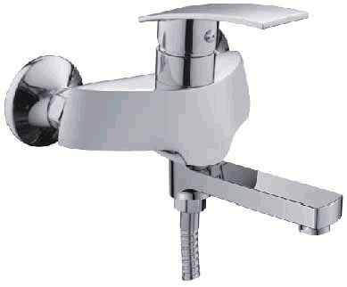 СМЕСИТЕЛЬ ДЛЯ ВАННЫ И ДУША LEDEME L3170, КОРОТКИЙ ИЗЛИВ