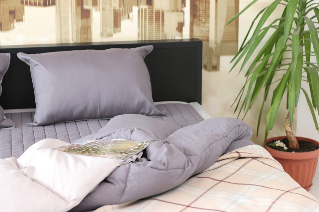 Комплект постельного белья GOCHU Solido set K серый