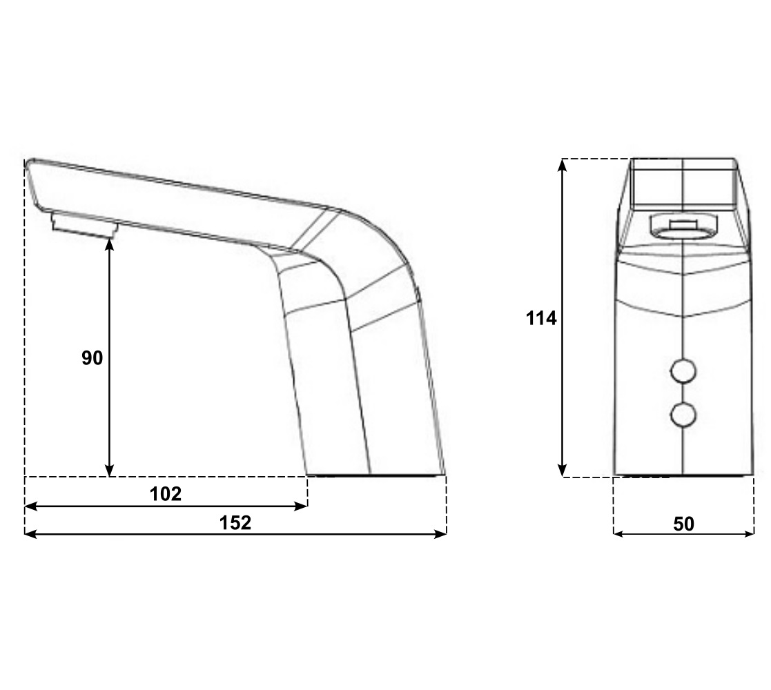 Смеситель автоматический Ksitex M-8155