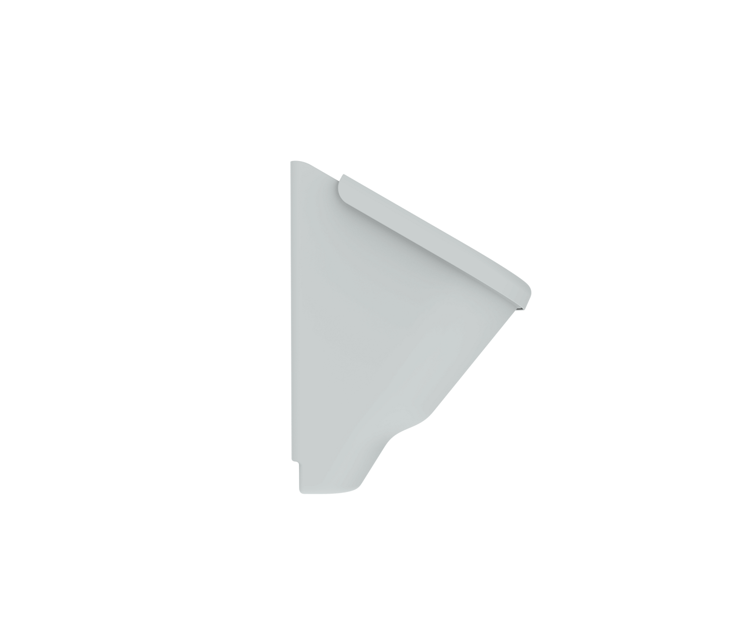 Фитомодуль с системой прикорневого полива 2л х3 (настенное кашпо) (59х25х27 см) (серый), комплект 9 шт