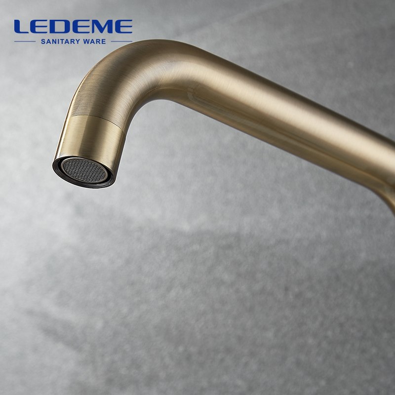 СМЕСИТЕЛЬ ДЛЯ КУХНИ LEDEME L4048C, БРОНЗА