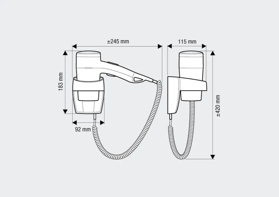 Фен/д волос Valera 533.05/038A Premium 1600 Super White 1600Вт
