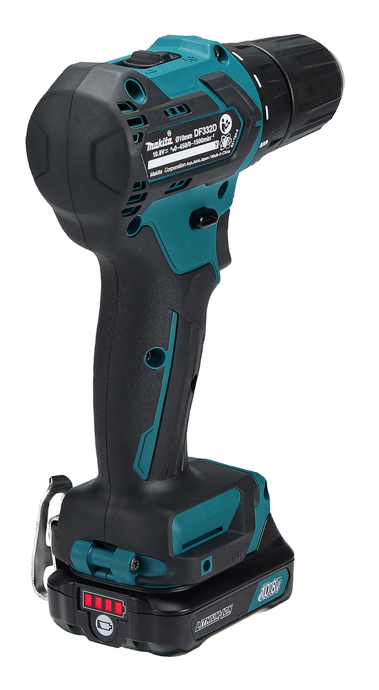 Дрель-шуруповерт аккумуляторная Makita DF332DWME CXT 10.8В, 2х4.0 Ач Li-ion, 35 Нм, 1500 об/мин