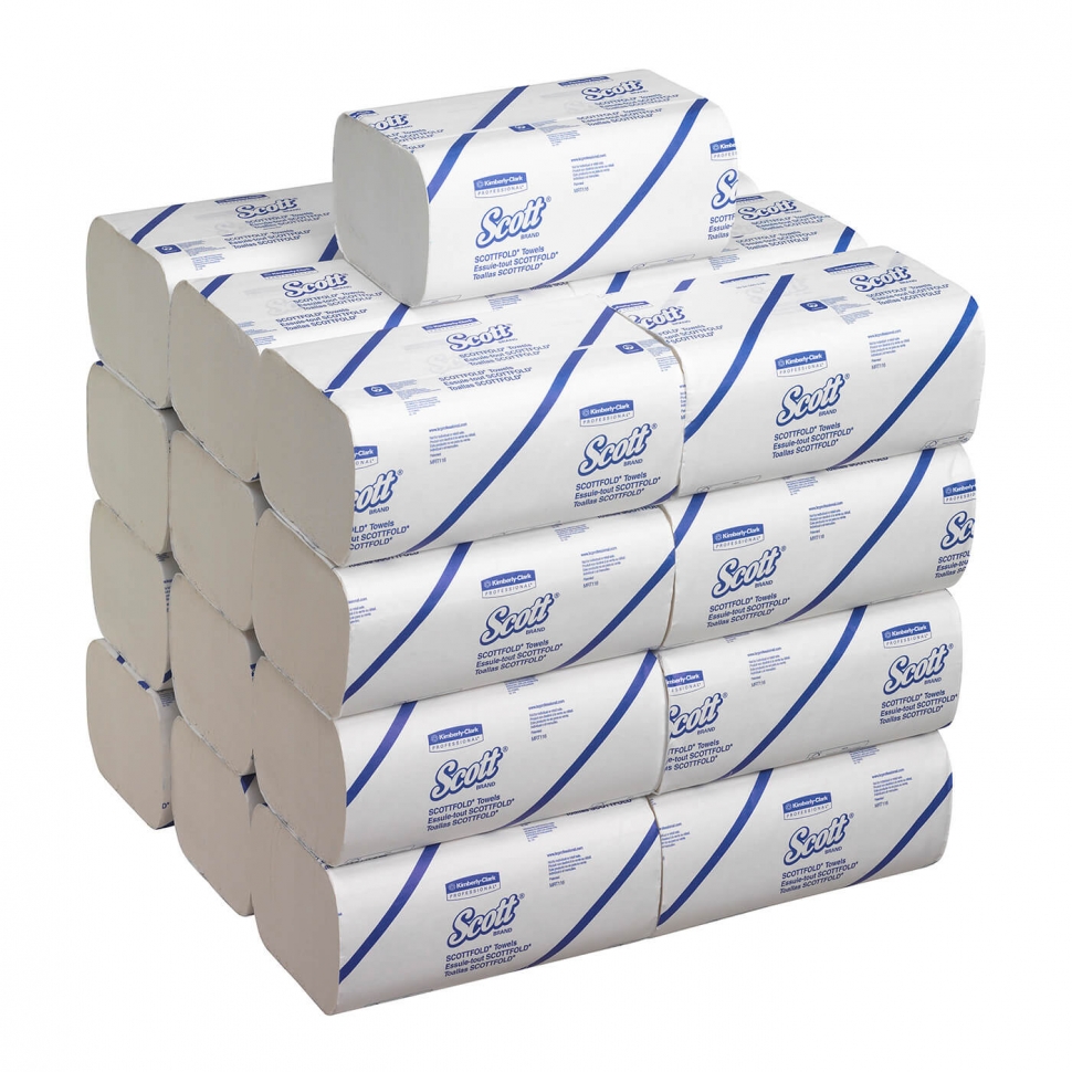 Бумажные полотенца в пачках Kimberly-Clark SCOTT Scottfold 6633