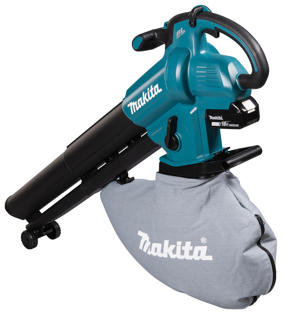 Аккумуляторная воздуходувка Makita DUB187Z LXT BL 18В, 4,2 м³/мин, 64 м/с, мешок 25л, XPT, без акб и З/У
