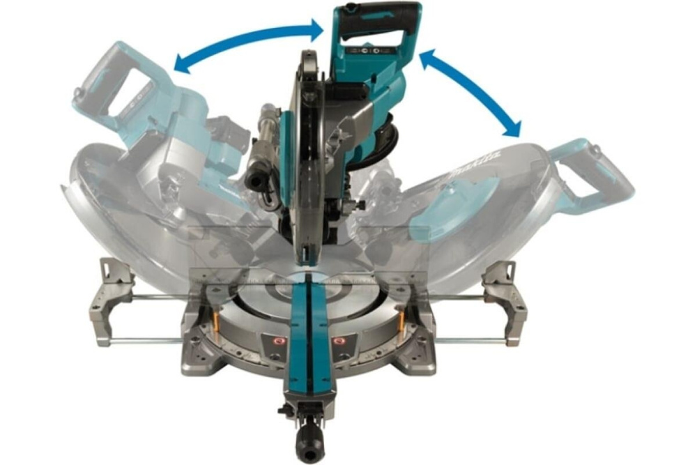 Пила торцовочная аккумуляторная консольная Makita LS003GZ01 XGT 40В BL, 305 мм, без акб и ЗУ