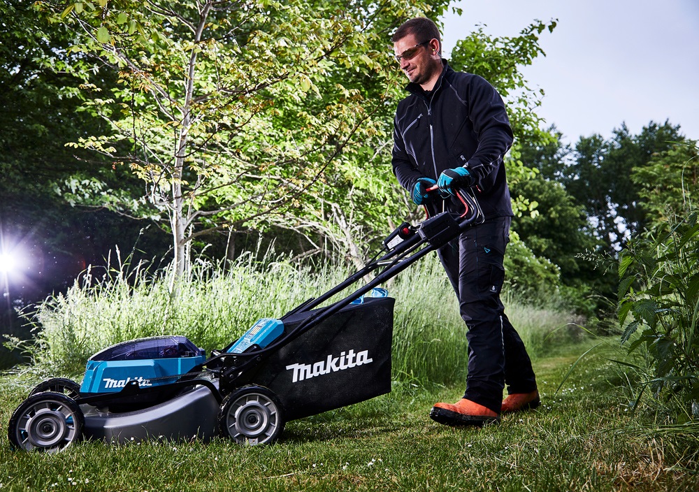 Газонокосилка аккумуляторная Makita DLM532Z LXT 18 В X2, 53 см, 70 л, без акб и ЗУ