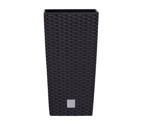 Кашпо для цветов Prosperplast Rato Square 91,5+37л, антрацит