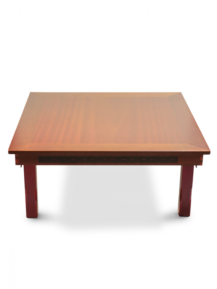 Корейский стол 800*800 красное дерево RED 810