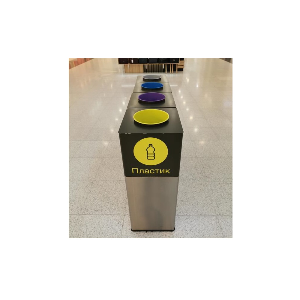 Урна "Аксиома" 4 секции на 208 л.