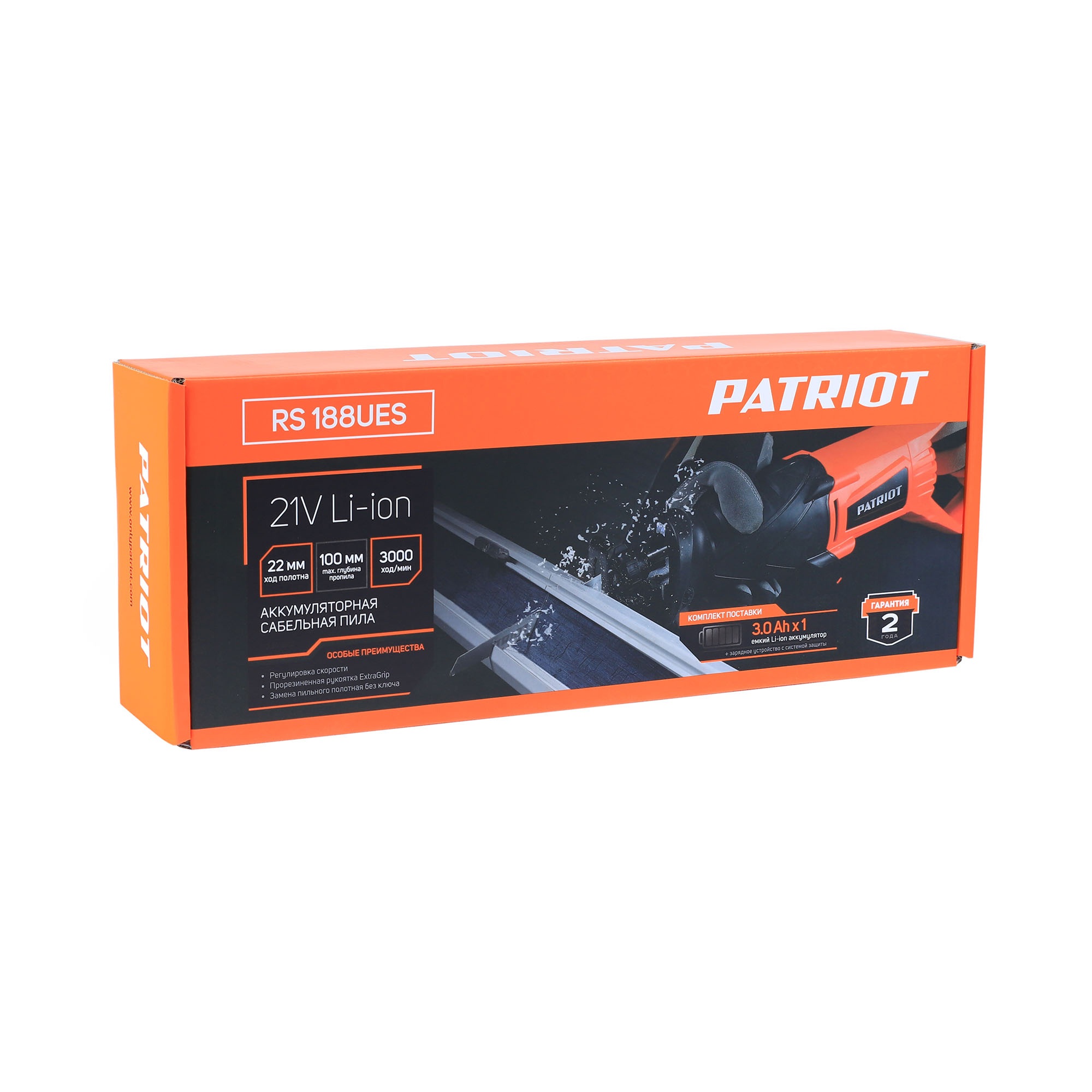 Пила сабельная  PATRIOT RS 188UES
