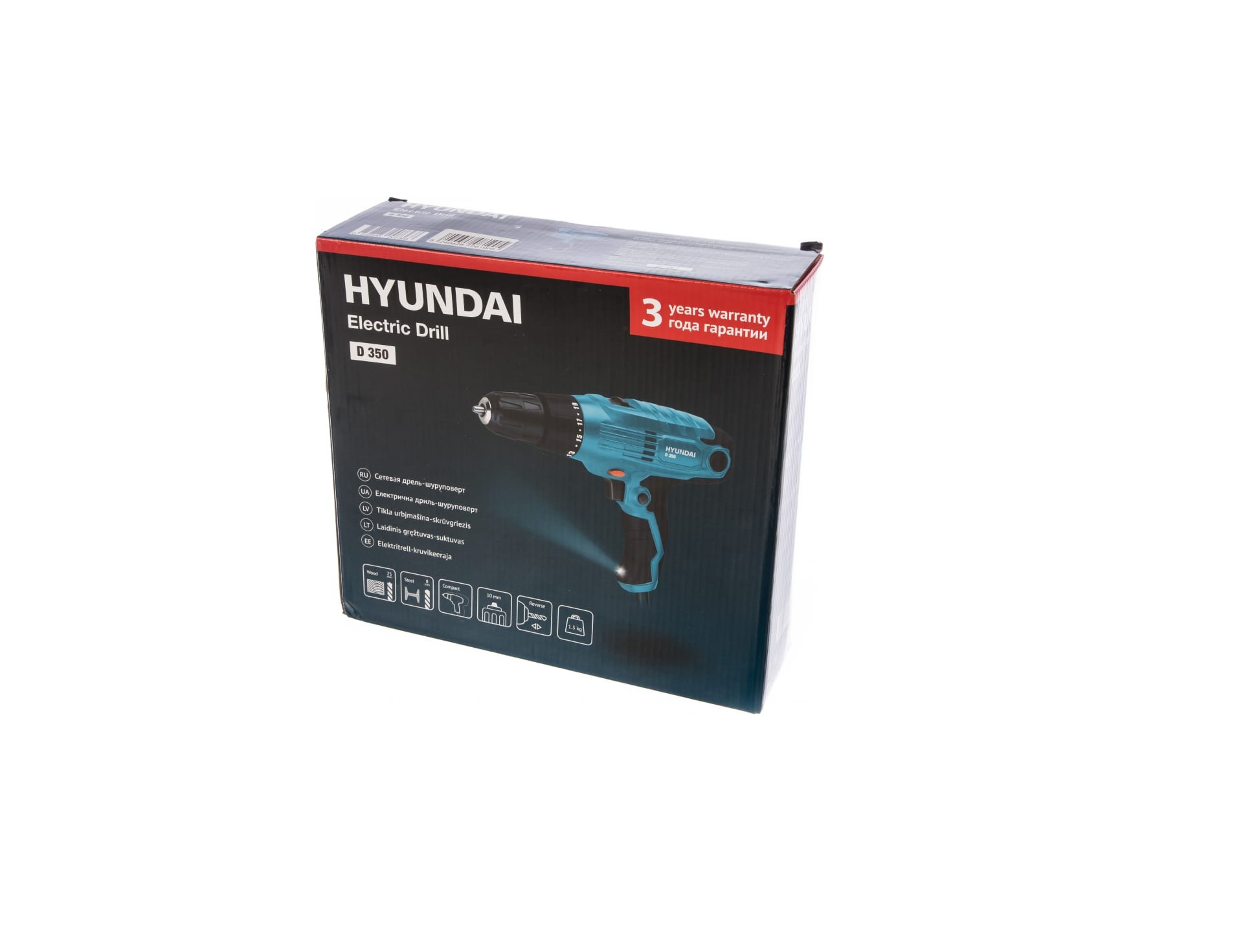 Сетевая дрель-шуруповерт Hyundai D 350