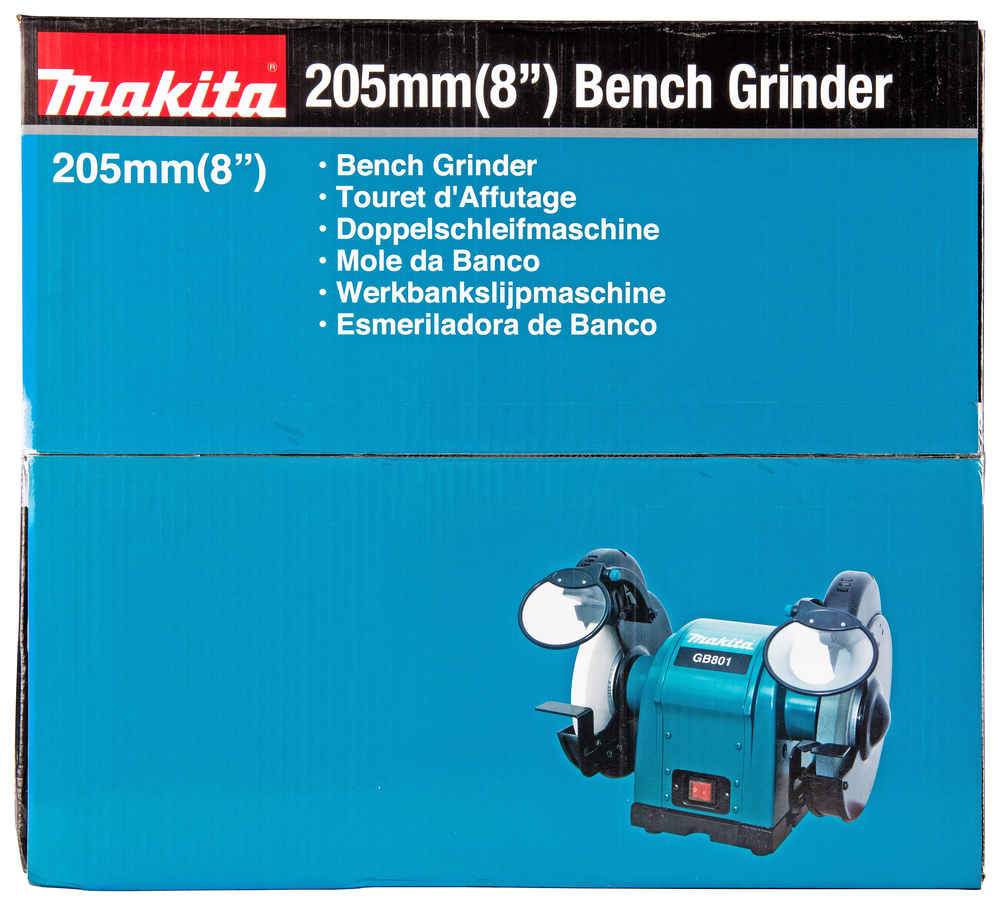 Заточной станок электрический Makita GB801 550 Вт, 2850 об\м, 2 круга 205х15.88 мм