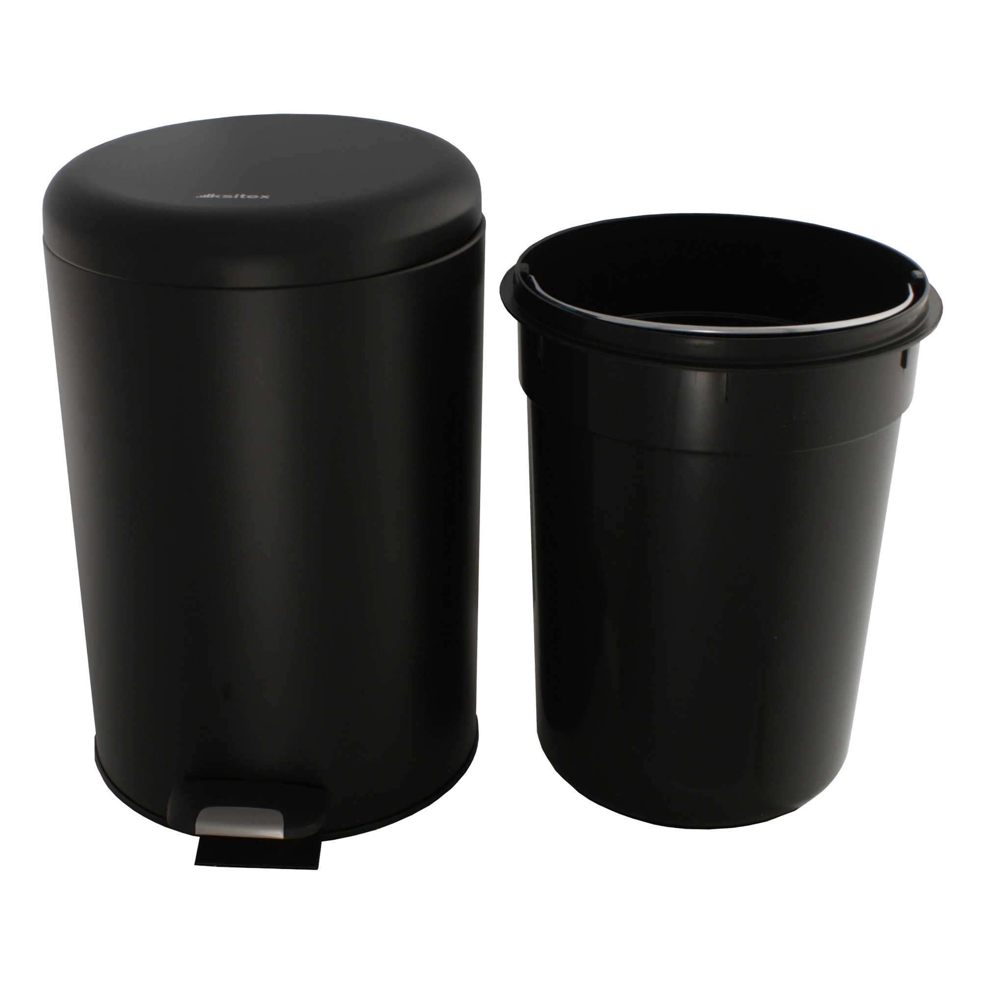 Урна с механизмом поднятия крышки Ksitex BGR-12B (черная)