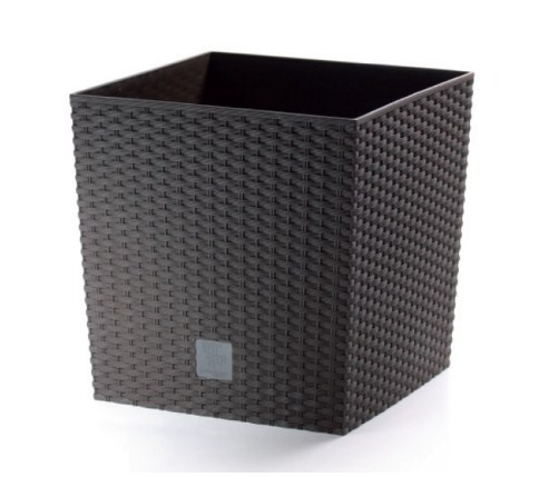 Кашпо для цветов Prosperplast Rato Low 32+21л, венге