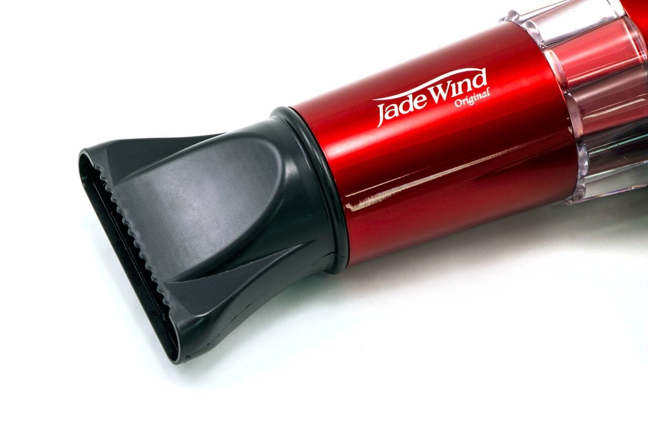 Фен с нефритом Jade Wind (красный)