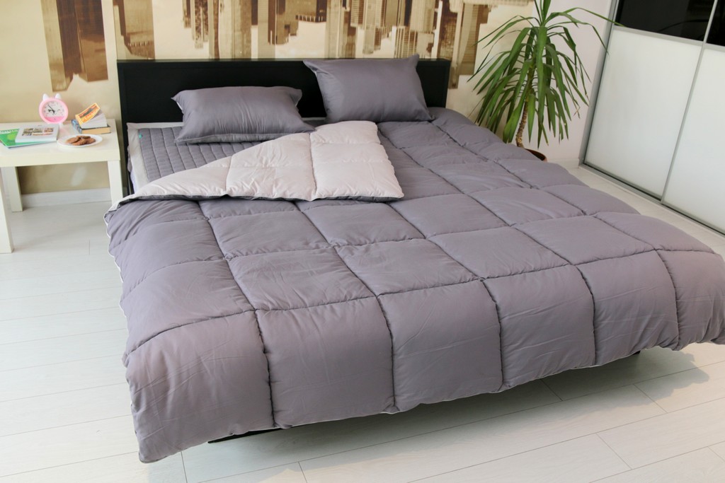 Комплект постельного белья GOCHU Solido set K серый