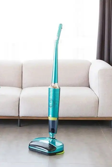 Беспроводной полотер - пылесос SWING-9500 голубой