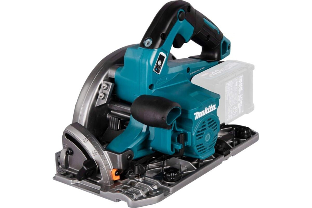 Пила дисковая аккумуляторная Makita HS004GD401 XGT BL 40В, 185/190 мм, 20 мм, макс рез 66/68,5 мм, эл. тормоз, плавный пуск, XPT, 1x4.0 Ач, DC40RA