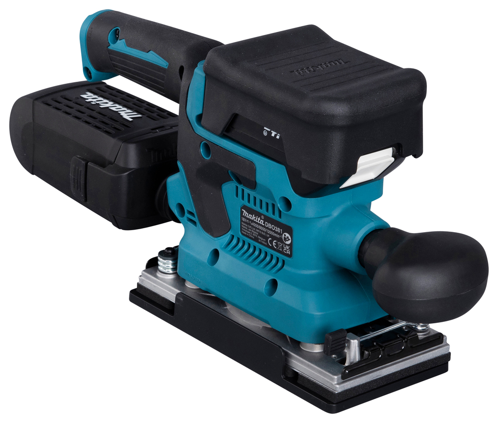 Вибрационная шлифмашина аккумуляторная Makita DBO381ZU LXT 18В, 12000 об/мин, без акб и ЗУ