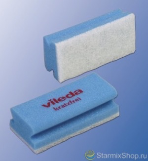 Губка Vileda Виледа мягкая (белый абразив) 102562