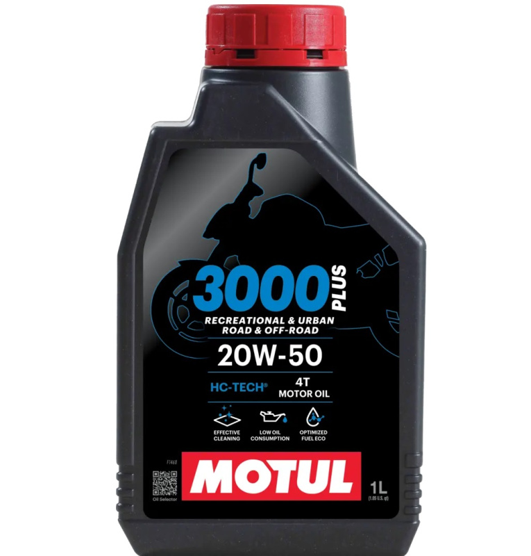 Моторное масло MOTUL 3000 PLUS 4T 20W50 (1л)