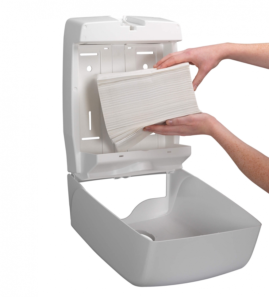 Бумажные полотенца в пачках Kimberly-Clark Клинекс 6710, трехслойные, s-сложения