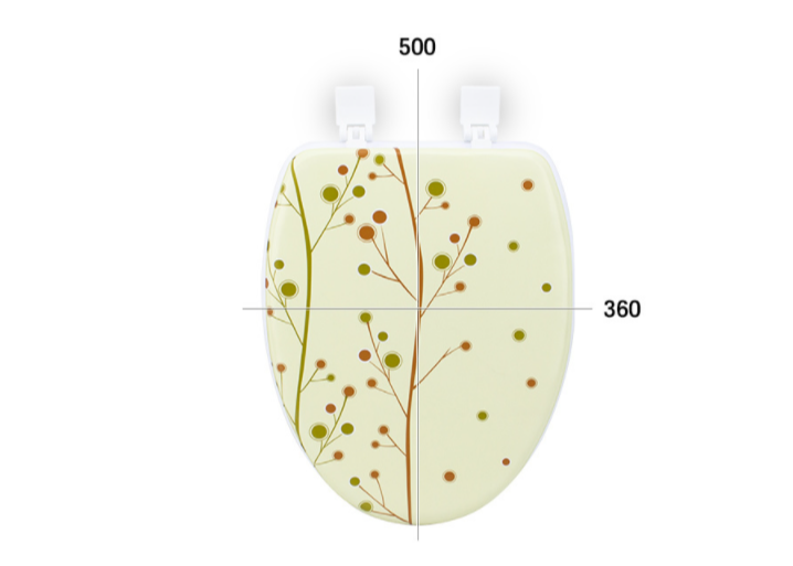 Мягкое сиденье для унитаза GREENWOOD-O (белый)