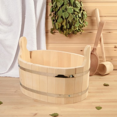 Шайка для бани овальная 10 л