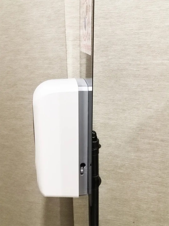 Мобильная стойка с каплеуловителем для дезинфекции рук (черная)